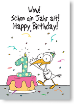 WOW! Schon ein Jahr alt! Happy Birthday!