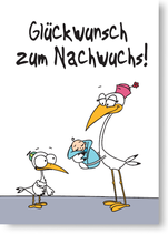 Glückwunsch zum Nachwuchs!