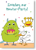 Einladung zur Monster-Party