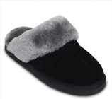 Lammfell Pantoffeln Schwarz