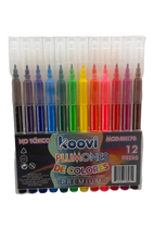 KOOVI Plumones de Colores PREMIUM 12 (mod BH176)