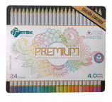 TRYME Lapices de Colores Pastel Premium 24 pzs. (Mod 1349)