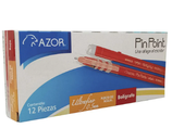 AZOR Bolígrafo Pinpoint Ultrafino caja  c/12