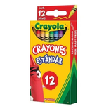 CRAYOLA Crayones 12 Delgados