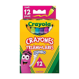 CRAYOLA Crayones 12 Jumbo triangular