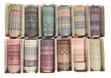 Set Washi Tapes patrones pastel 6 piezas