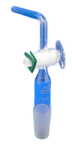 TUBO CONECTOR CON ANGULO DE 90º CON LLAVE DE VIDRIO Y JUNTA 24/40 KIMAX 45000-2440 $1,030 IVA Incluido