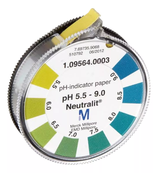 PAPEL INDICADOR DE PH (5.5 - 9.0) NEUTRALIT EN ROLLO C/4.8 MTS MERCK 9564 $406 IVA Incluido