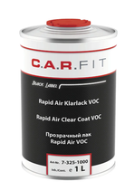 Carfit 2K VOC Rapid Air blanke lak 1Liter + 1 liter Rapid Air verharder