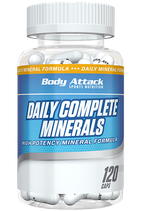 Daily Minerals 120 Caps - Body Attack