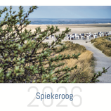 Spiekeroog 2026 Tischkalender Format 21x21cm