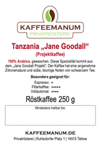 Tanzania "Jane Goodall Projekt" Kaffee