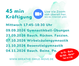 45 min Kräftigung - MI 17:45-18:30 Uhr Uhr (online)