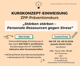 Konzepteinweisung "Stärken stärken" MO-FR 5.-9.10.26, jeweils 9:30-13:00 Uhr