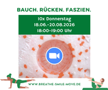 Bauch. Rücken. Faszien. - DO 18:00-19:00 Uhr (online) ab 18.6.26