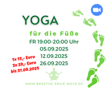 Fußyoga im September (online) - FR 19-20 Uhr