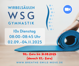 WSG DI - 08:00-08:45 Uhr (online) ab 2.9.25