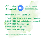 60 min Allerlei, MI 17:45-18:45 Uhr