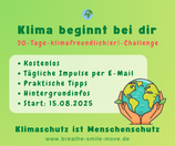 Klima beginnt bei dir - 30-Tage-klimafreundlich(er)-Challenge
