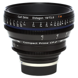 Zeiss Compact Prime CP.2 18mm f3.6 EF/PL Lens $100 per day