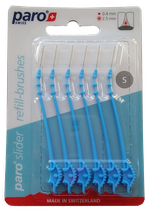 paro® slider refill-brushes S, 6 pcs.