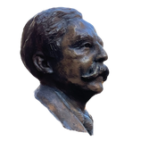 Buste en bronze à l'identique de celui de la statue de Pamiers