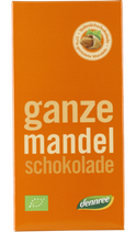 Ganze Mandel-Schokolade 100g dennree
