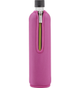 Dora's Glasflasche mit Neoprenbezug pink 500ml