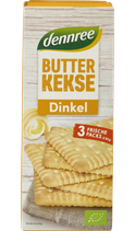 dennree Dinkel-Butterkeks 3x50g
