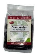 Bio-Cranberries mit Apfeldicksaft 125g