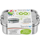 Dora's Edelstahlbox mit Dichtung 16 x 11,5 x 6 cm