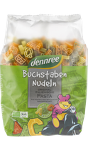 Buchstabennudeln aus Hartweizen dennree 500g