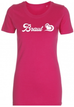 Braut T-Shirt pink