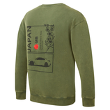 NEW TOYOTA GR JAPAN OVERSIZED SWEATSHIRT PINE