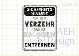 Textstempel KALORIEN ENTFERNEN (Restbestand: wenn weg, dann weg)