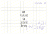 Textstempel DER SCHLÜSSEL