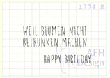 Mini-Stempelset HAPPY BIRTHDAY