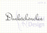 Textstempel DANKESCHÖNCHEN