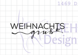 Textstempel WEIHNACHTSGRUß