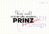 Textstempel KÜSS MICH