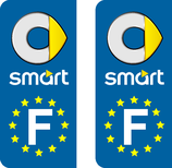 Lot de 2 adhésifs Smart Europe