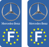 Lot de 2 adhésifs Mercedes europe