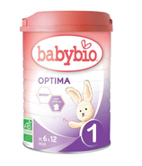 BABYBIO  OPTIMA 1 de 0 à 6 MOIS 800gr