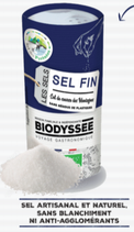 FLACON DE SEL FIN BIO 250GR