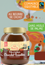 PATE A TARTINER NOISETTE ET CACAO 350gr