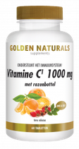 Golden Naturals Vitamine C 1000 mg met rozenbottel