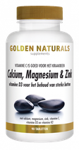 Golden Naturals Calcium, Magnesium & Zink