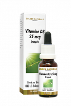 Golden Naturals Vitamine D3 25 mcg Druppels