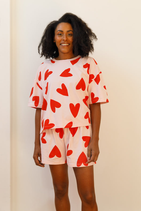 WE ARE JOLIES - Pyjama Court Coton Bio - Mi Amor Rose