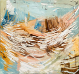 Ścieżki pamięci - Memory paths, 140 x 150 cm, oil on canvas, 2024